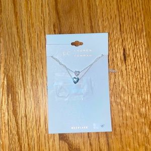 Stacked heart necklace